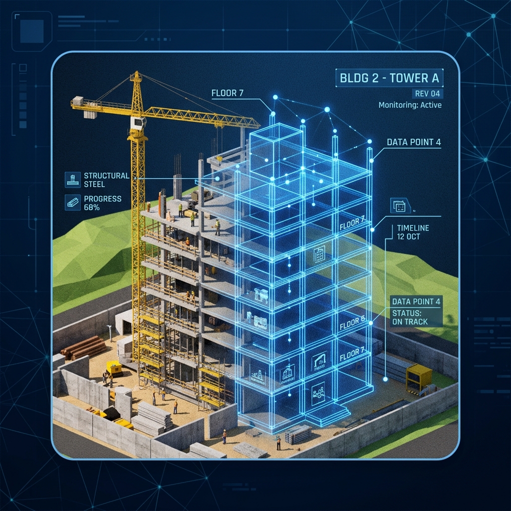 Digital Twins for Construction Monitoring